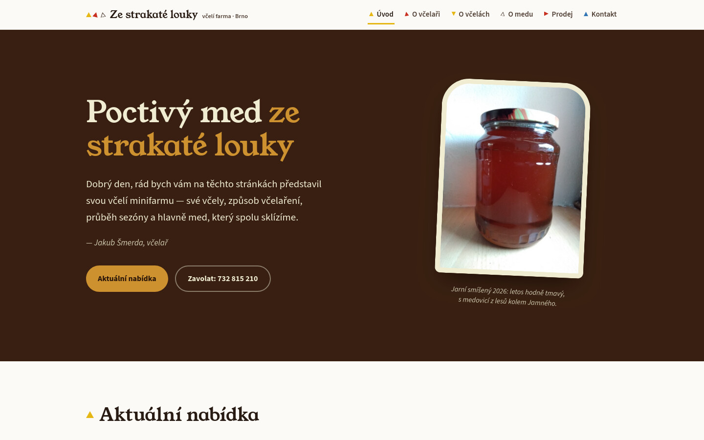 Náhled webu Ze strakaté louky